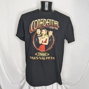 Men's Shirt Graphic Cotton T-shirt for Men Black 2XL